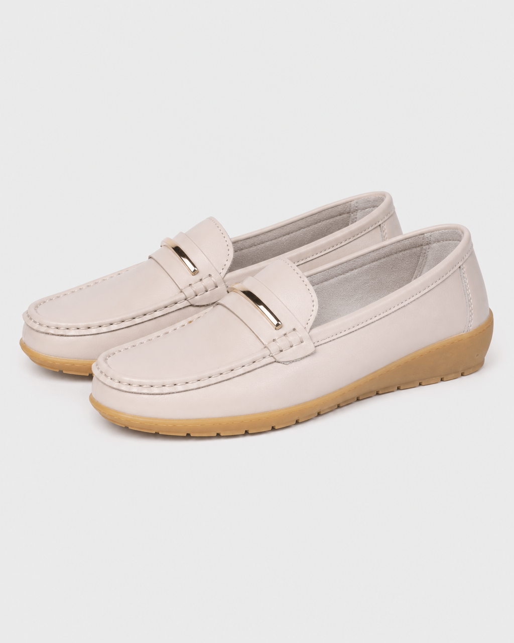Loafers Signature Women's Cow Leather Wedge Loafers