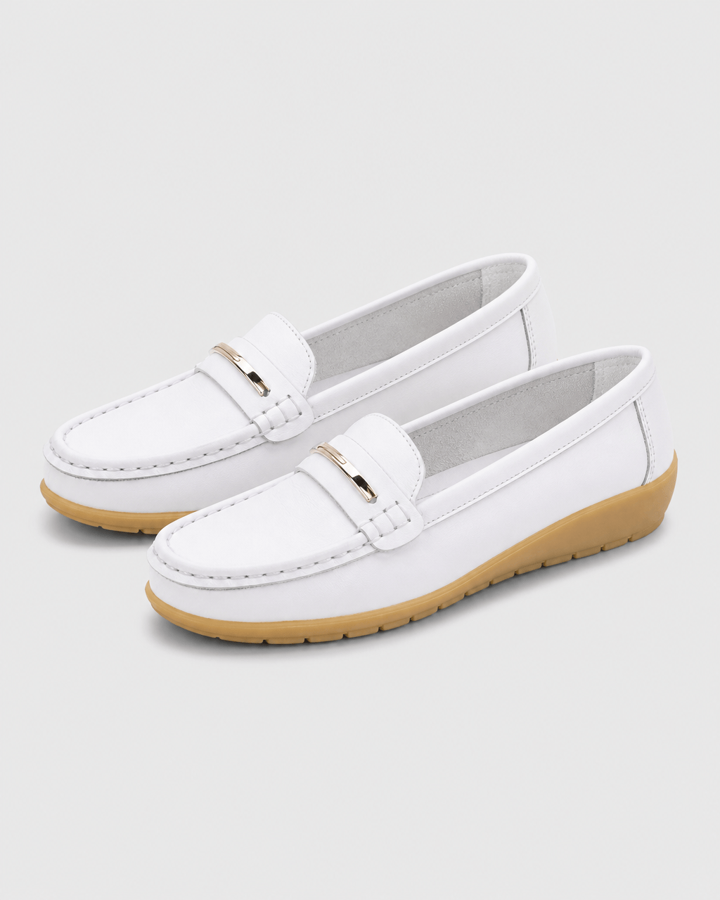 Loafers Signature Women's Cow Leather Wedge Loafers