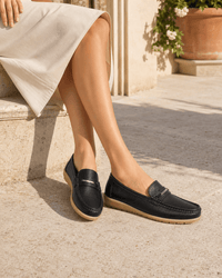 Loafers Signature Women's Cow Leather Wedge Loafers