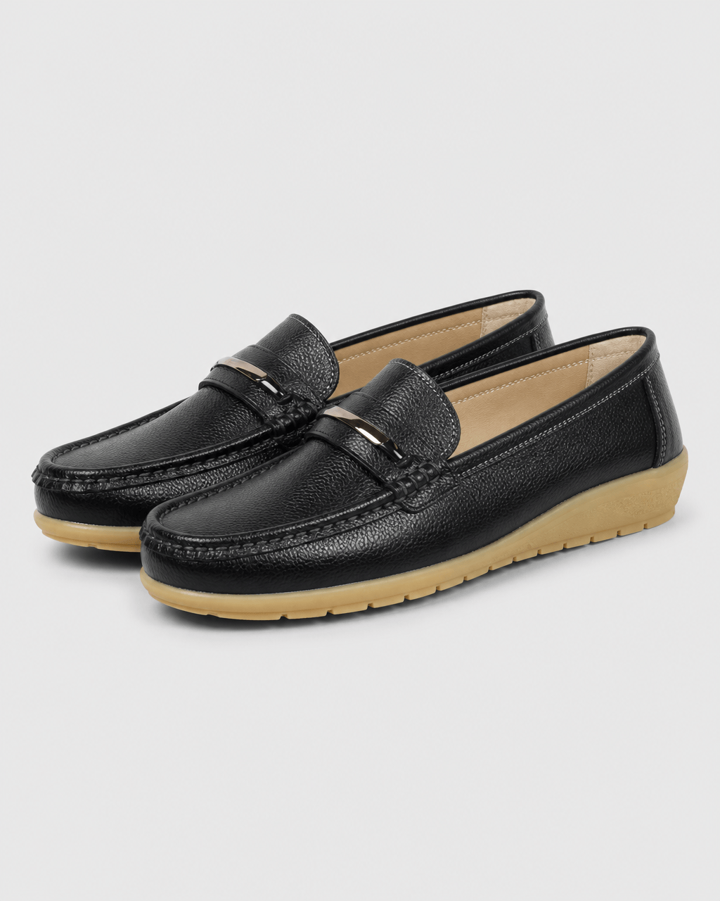 Loafers Signature Women's Cow Leather Wedge Loafers