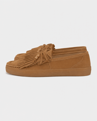 Loafers Signature Women's Cow Suede Fringe Flats