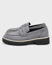 Loafers Signature Women's Cow Suede Thick-Soled Loafers