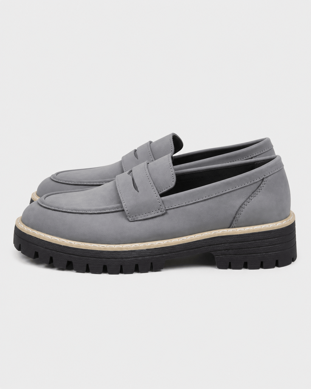 Loafers Signature Women's Cow Suede Thick-Soled Loafers
