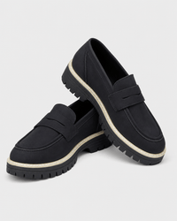 Loafers Signature Women's Cow Suede Thick-Soled Loafers