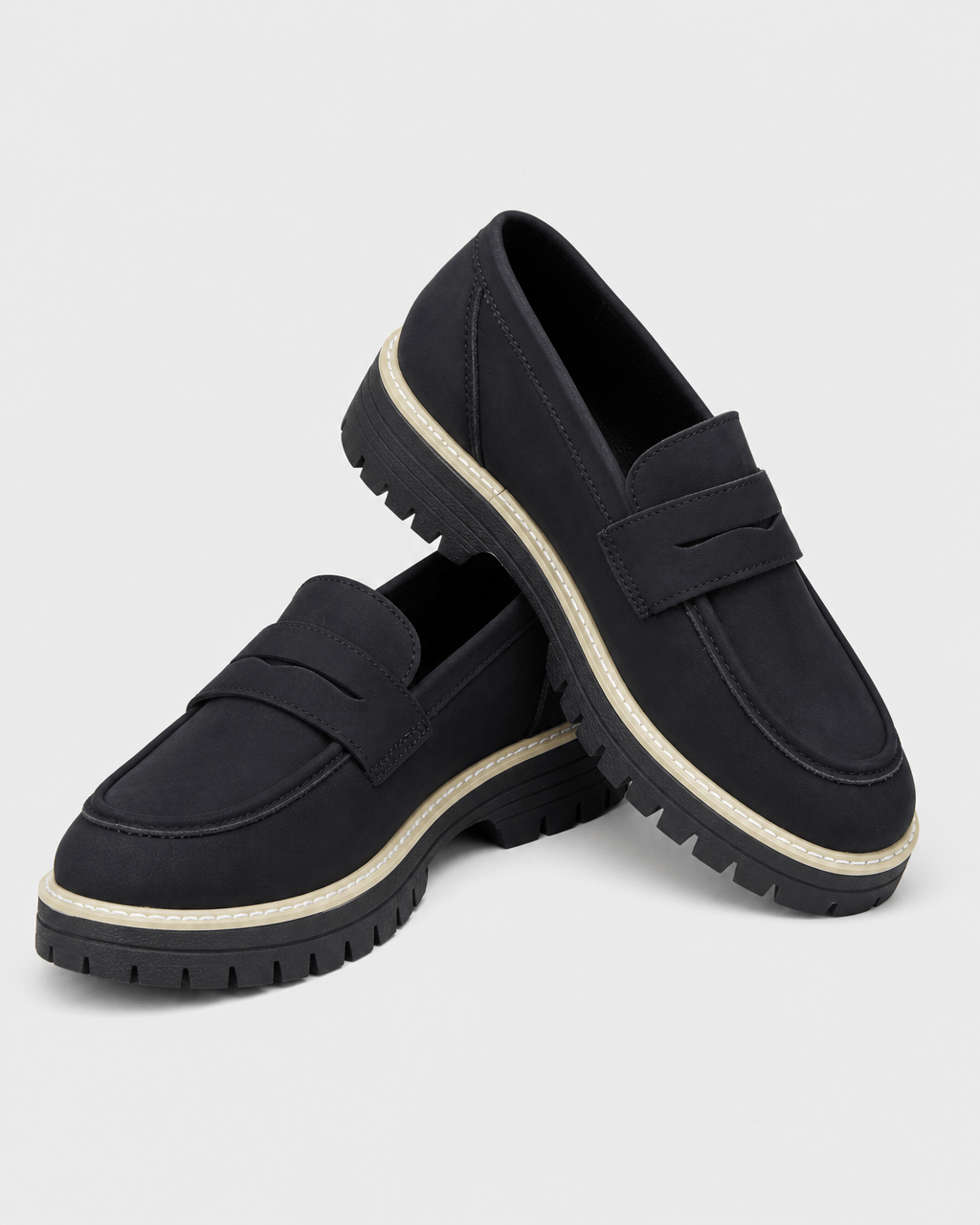 Loafers Signature Women's Cow Suede Thick-Soled Loafers