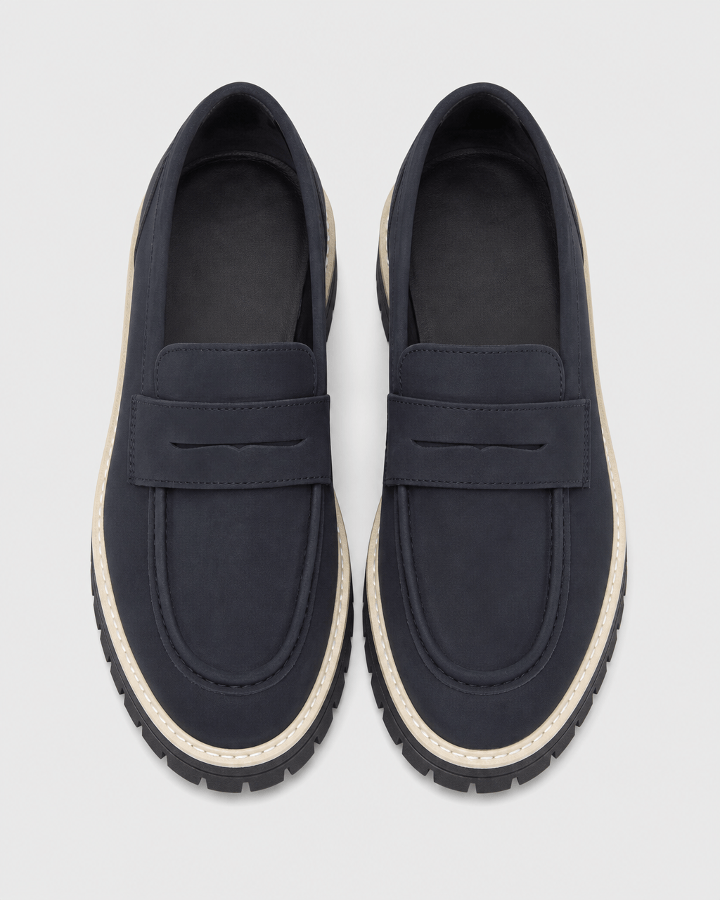 Loafers Signature Women's Cow Suede Thick-Soled Loafers