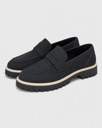 Loafers Signature Women's Cow Suede Thick-Soled Loafers
