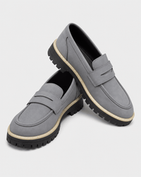 Loafers Signature Women's Cow Suede Thick-Soled Loafers