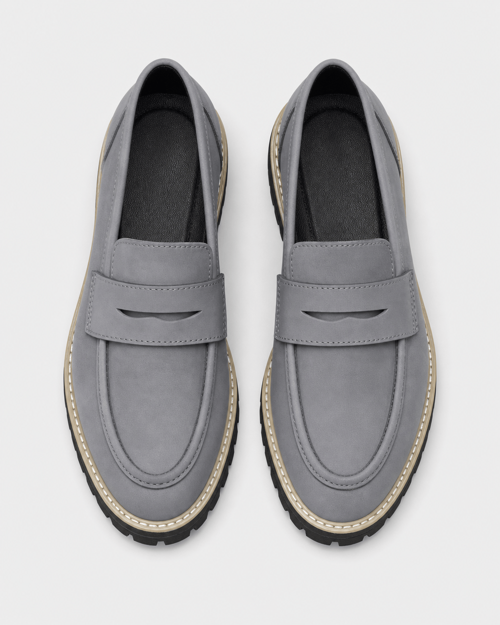 Loafers Signature Women's Cow Suede Thick-Soled Loafers