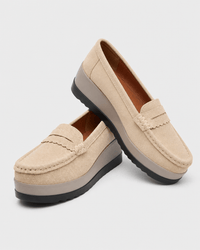 Loafers Signature Women's Cow Suede Wedge Loafers
