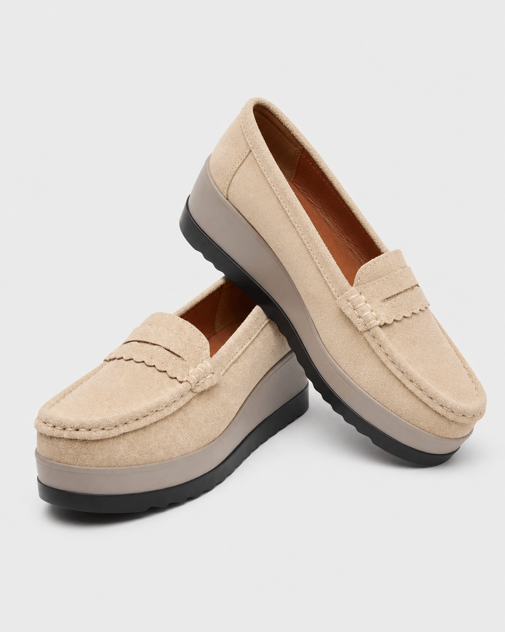Loafers Signature Women's Cow Suede Wedge Loafers