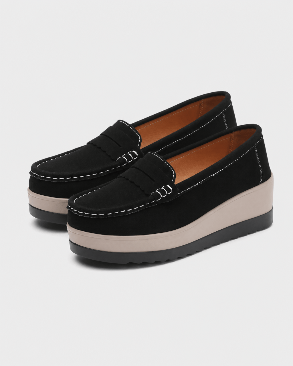 Loafers Signature Women's Cow Suede Wedge Loafers