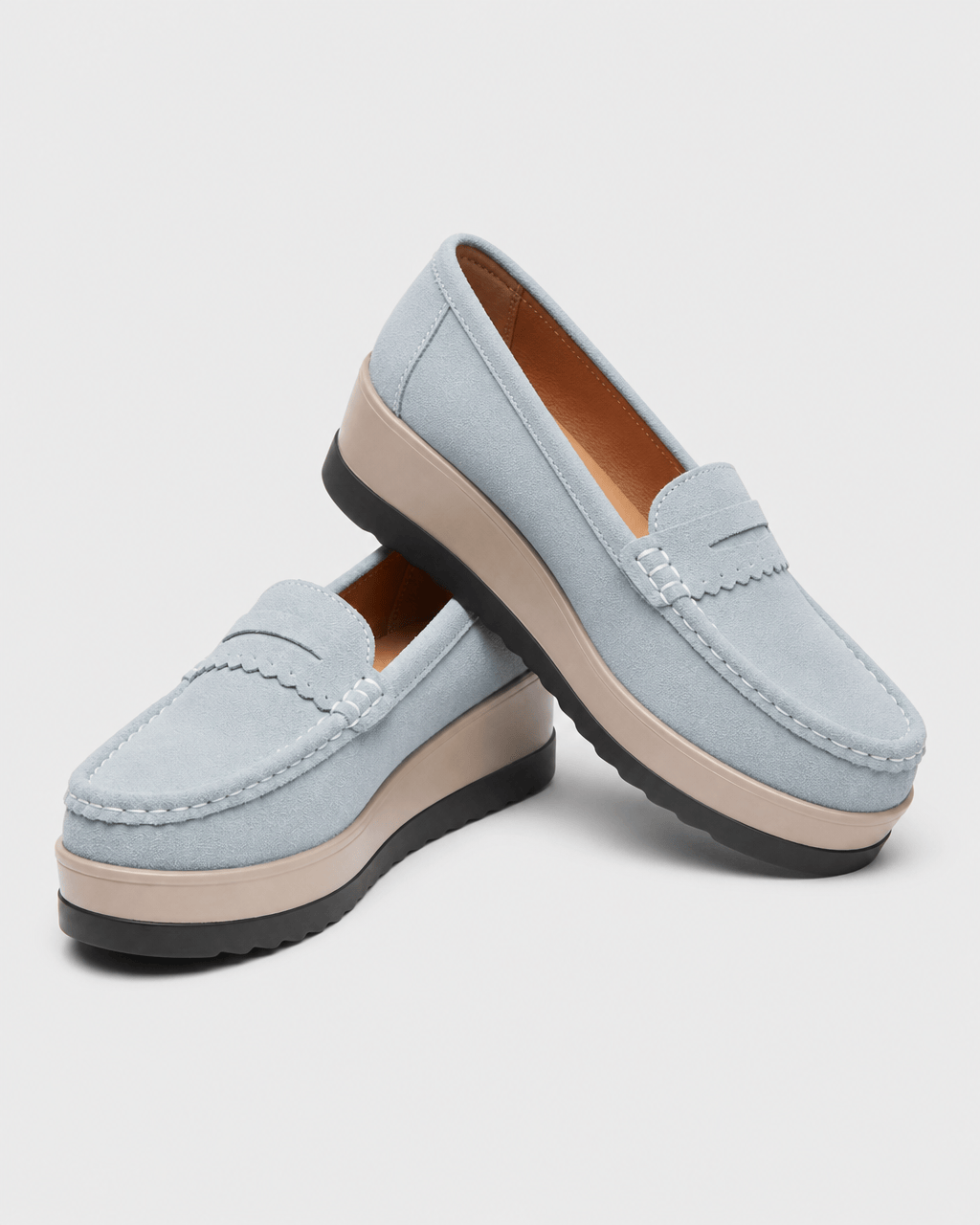 Loafers Signature Women's Cow Suede Wedge Loafers