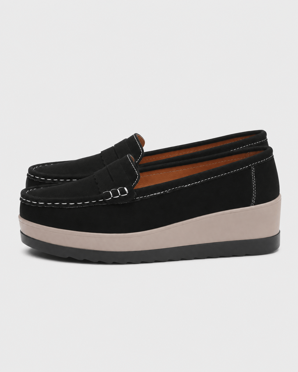 Loafers Signature Women's Cow Suede Wedge Loafers