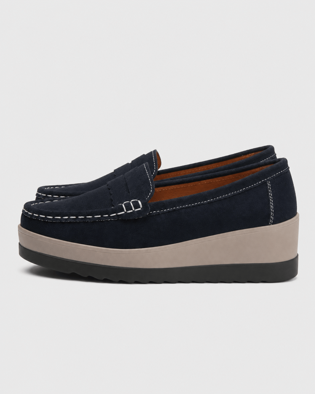 Loafers Signature Women's Cow Suede Wedge Loafers