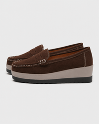 Loafers Signature Women's Cow Suede Wedge Loafers