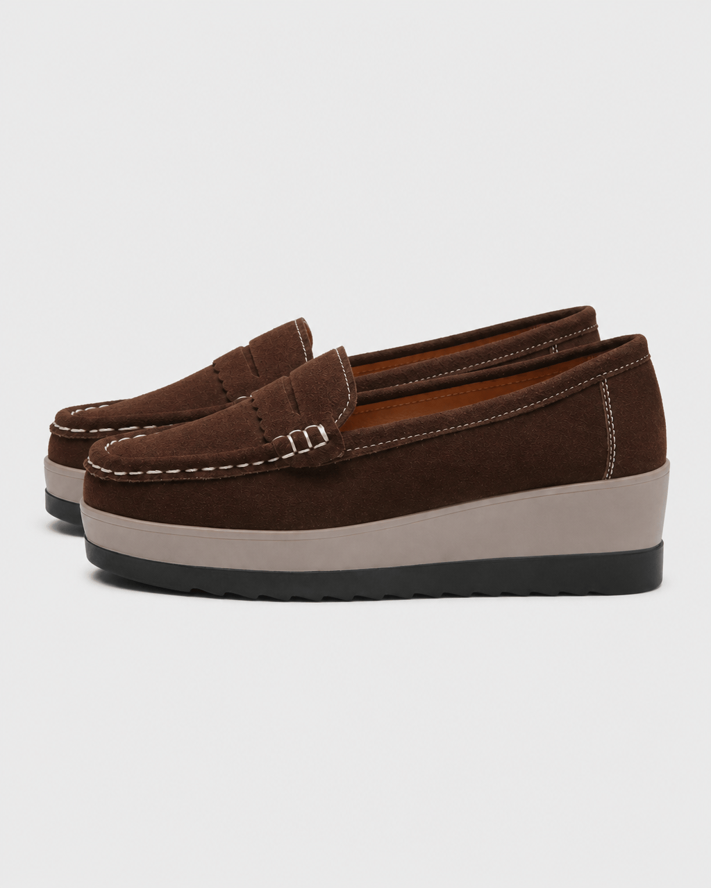 Loafers Signature Women's Cow Suede Wedge Loafers
