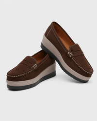 Loafers Signature Women's Cow Suede Wedge Loafers