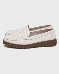 Loafers Signature Women's Embroidered Cow Leather Loafers