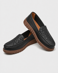 Loafers Signature Women's Embroidered Cow Leather Loafers