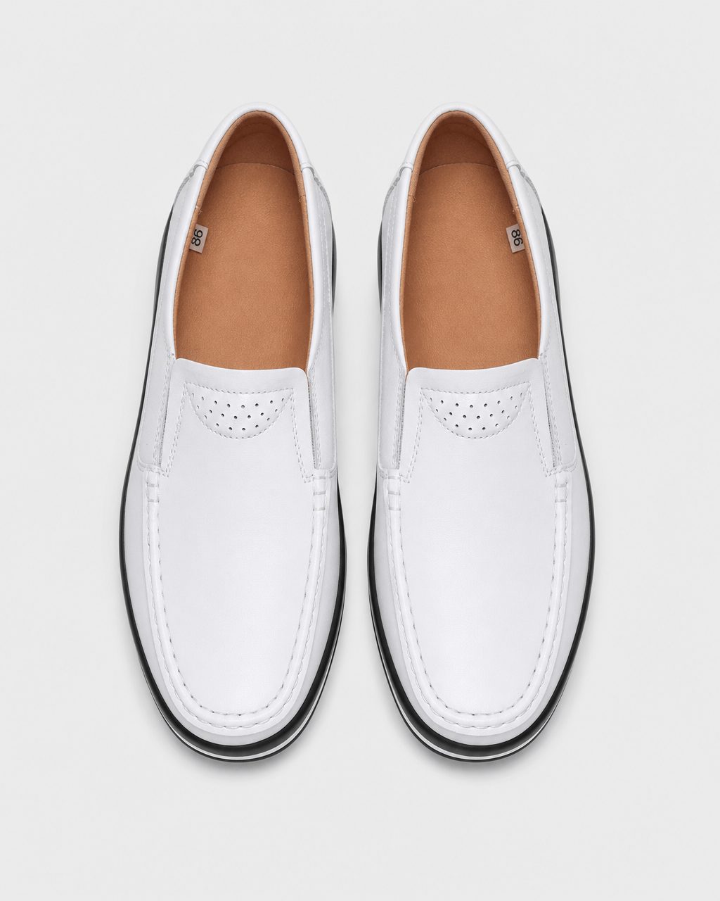 Loafers Signature Women's Genuine Leather Wedge Slip-Ons
