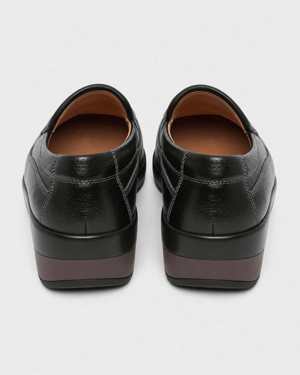 Loafers Signature Women's Genuine Leather Wedge Slip-Ons