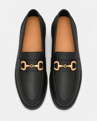 Loafers Signature Women's Gold Buckle Loafers