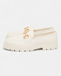 Loafers Signature Women's Gold Buckle Loafers
