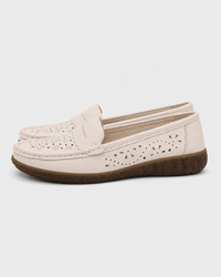Loafers Signature Women's Perforated Cow Leather Loafers