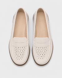 Loafers Signature Women's Perforated Cow Leather Loafers