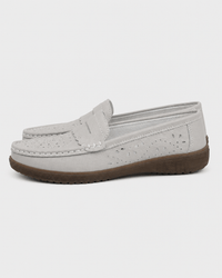 Loafers Signature Women's Perforated Cow Leather Loafers