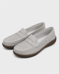 Loafers Signature Women's Perforated Cow Leather Loafers