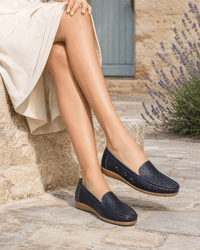 Loafers Signature Women's Perforated Platform Flats