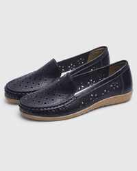 Loafers Signature Women's Perforated Platform Flats