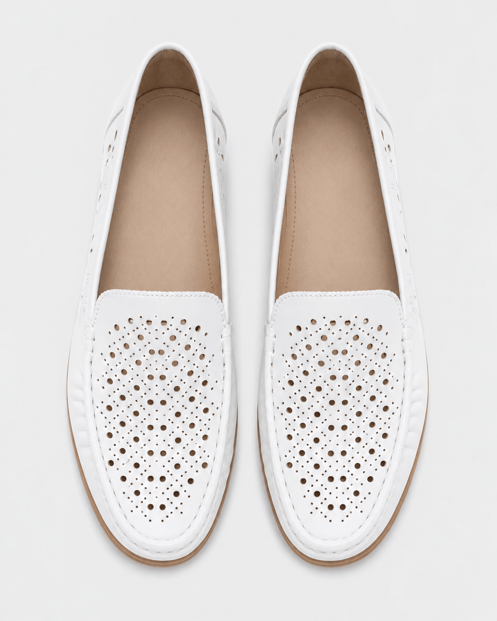 Loafers Signature Women's Perforated Platform Flats