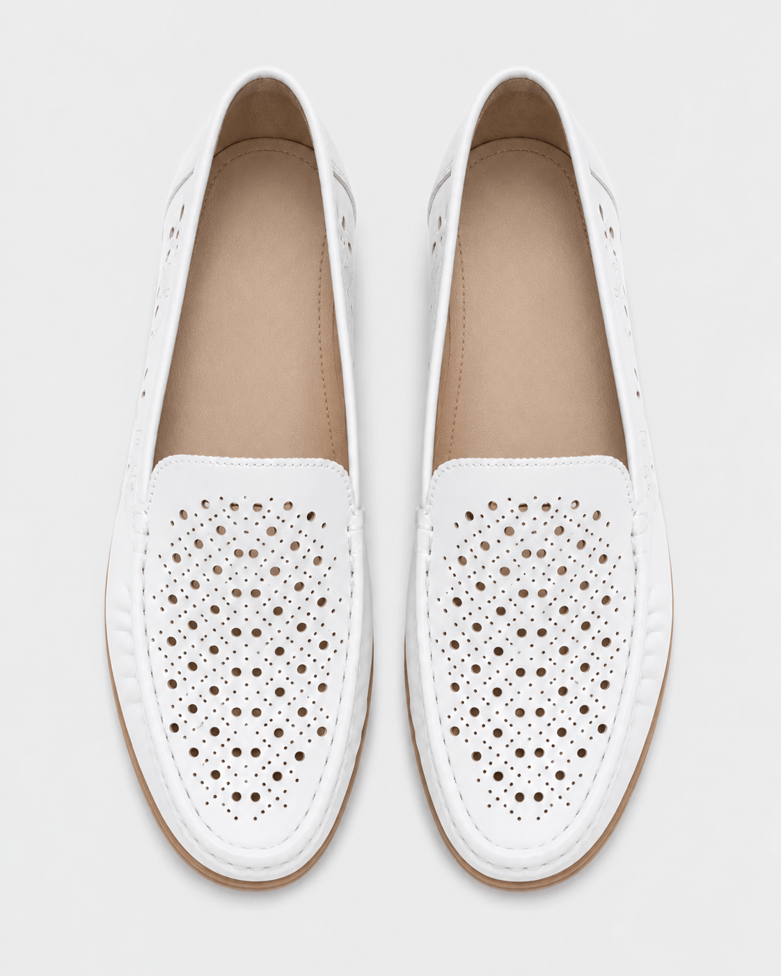 Loafers Signature Women's Perforated Platform Flats