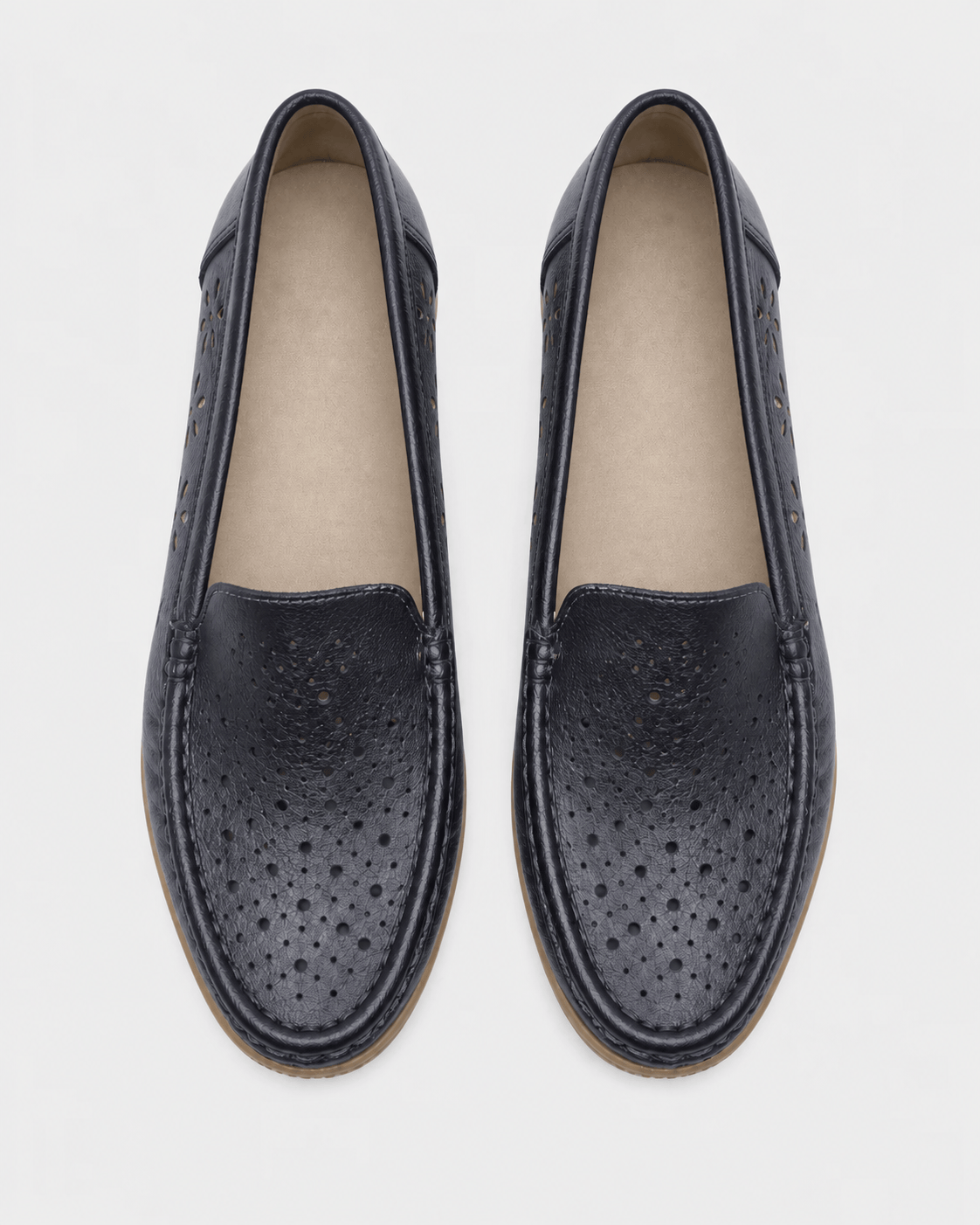Loafers Signature Women's Perforated Platform Flats
