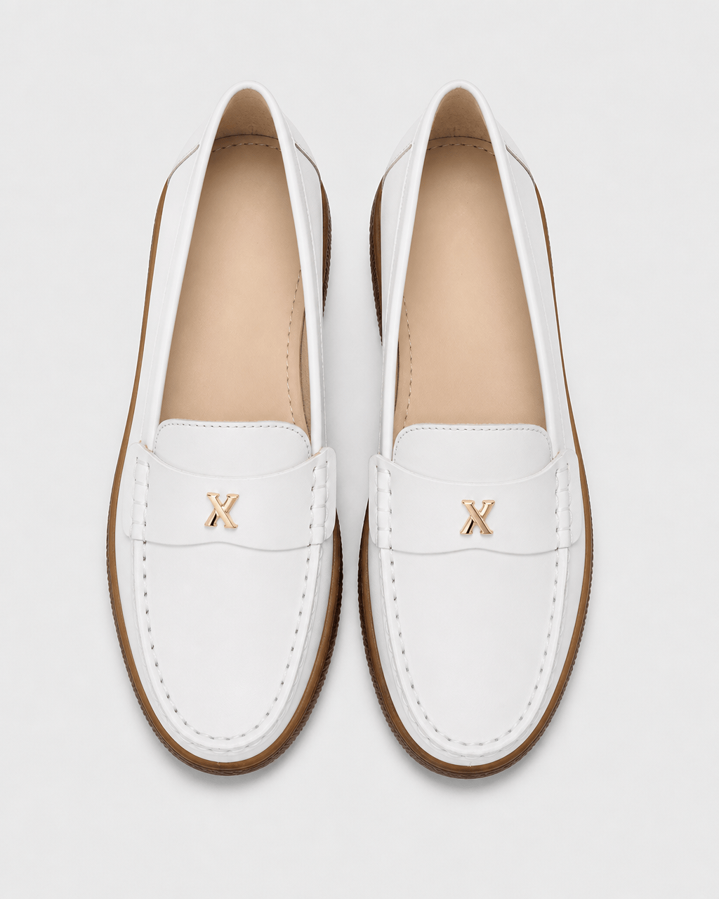 Loafers Signature Women's Soft Split Leather Flats