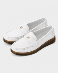 Loafers Signature Women's Soft Split Leather Flats