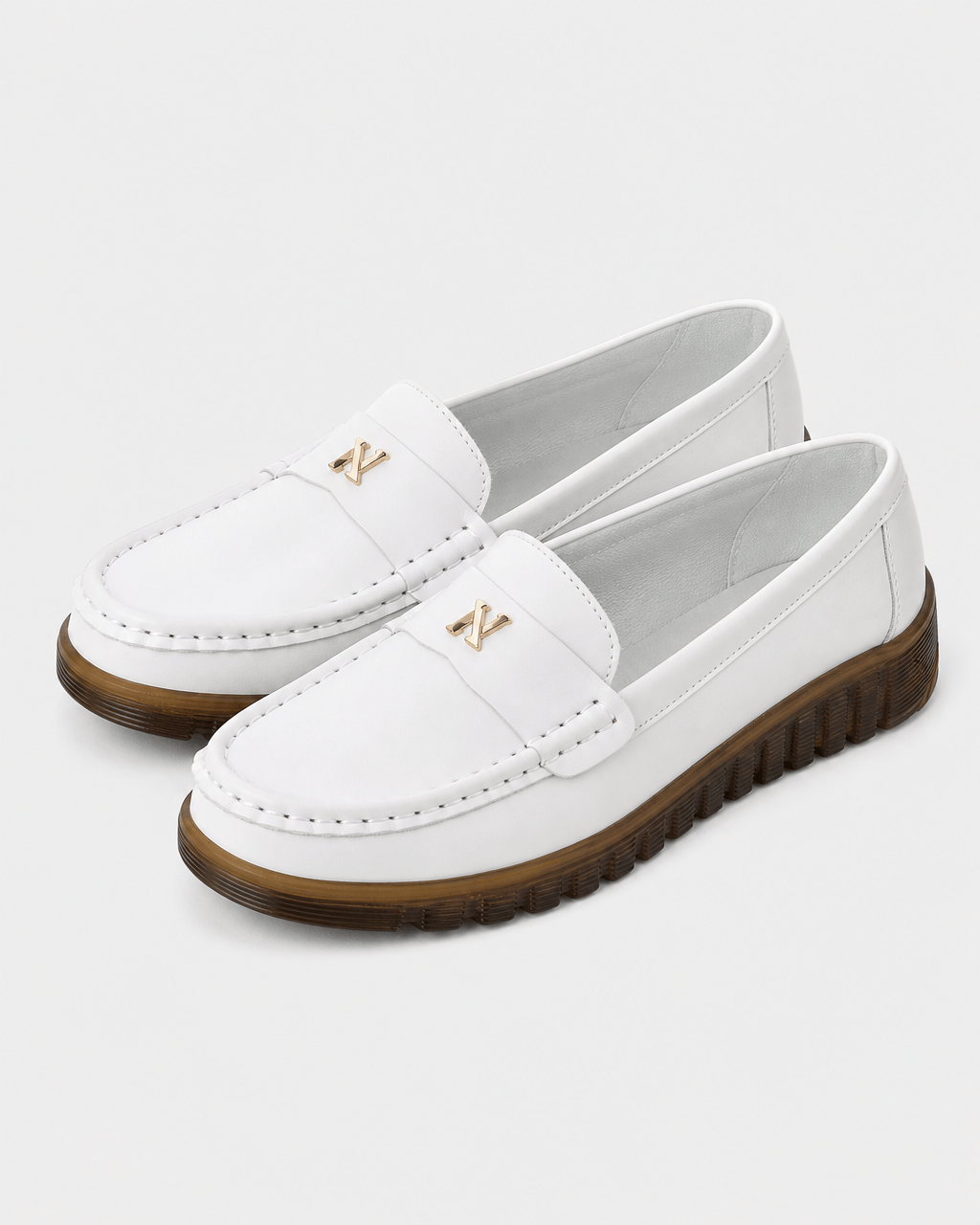 Loafers Signature Women's Soft Split Leather Flats