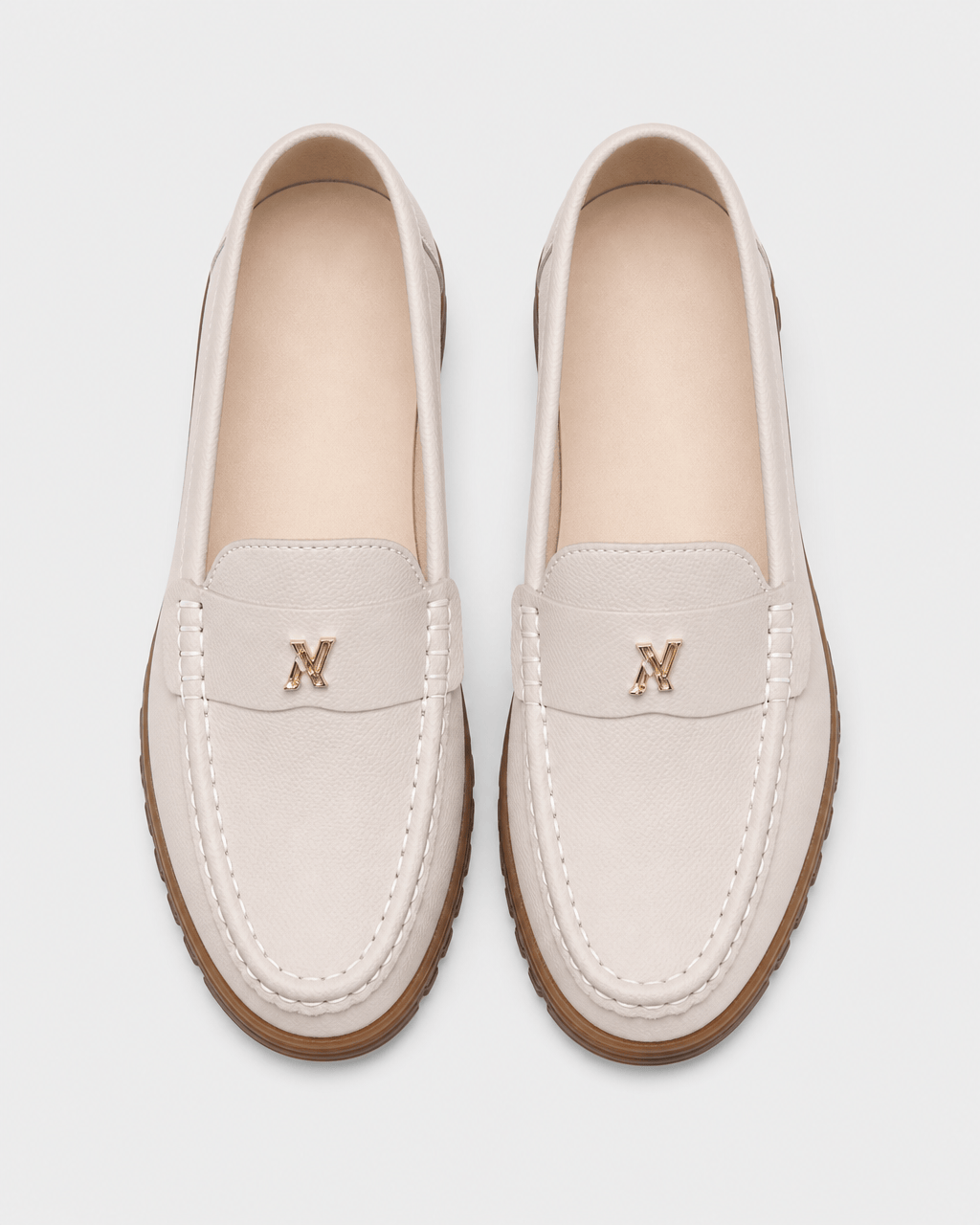 Loafers Signature Women's Soft Split Leather Flats