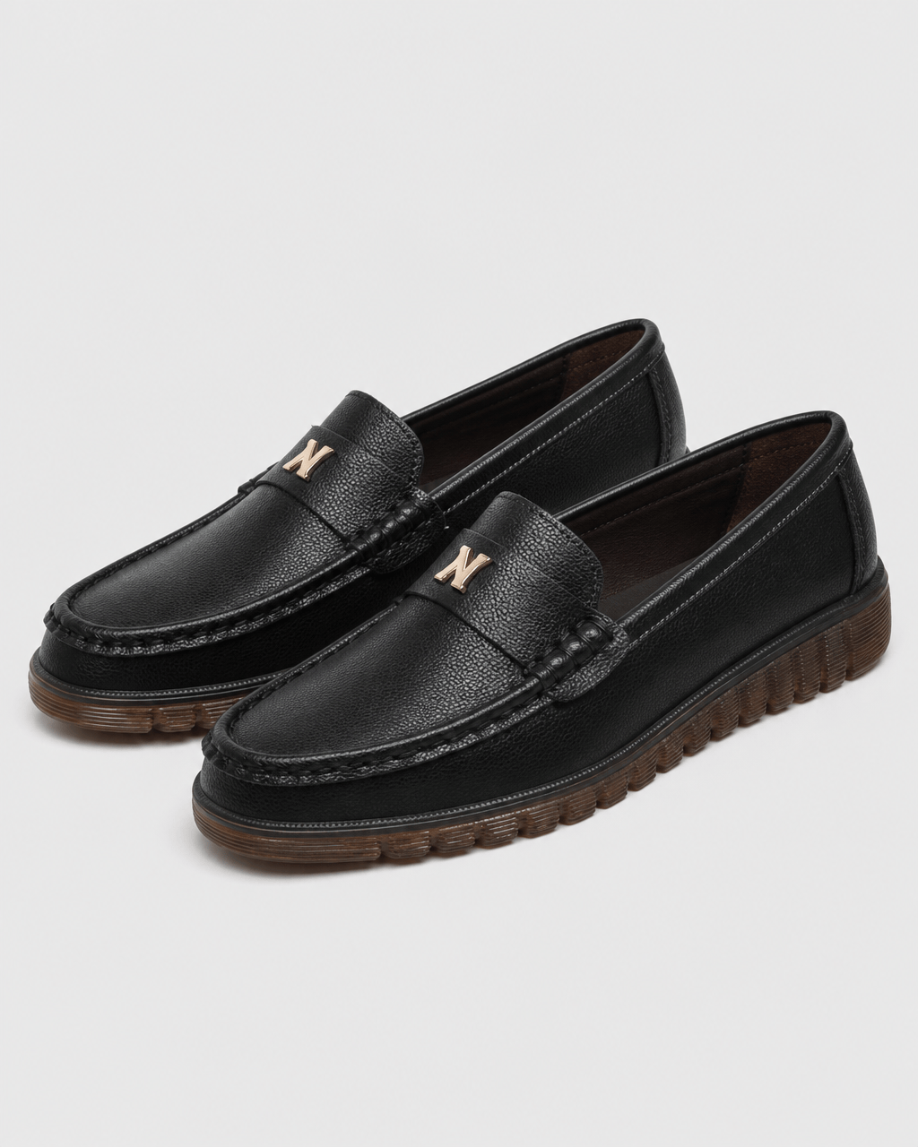 Loafers Signature Women's Soft Split Leather Flats
