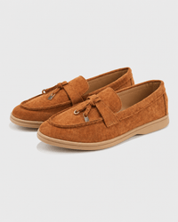 Loafers Signature Women's Split Leather Moccasin Flats