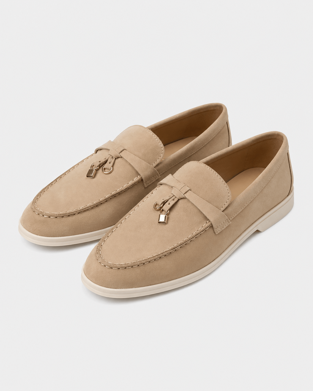 Loafers Signature Women's Split Leather Moccasin Flats