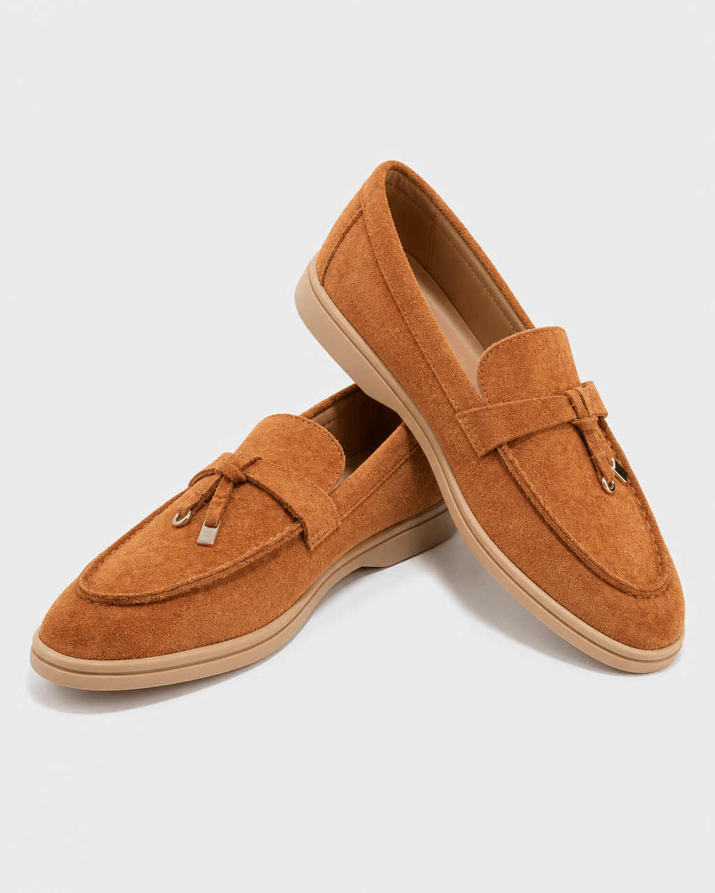 Loafers Signature Women's Split Leather Moccasin Flats