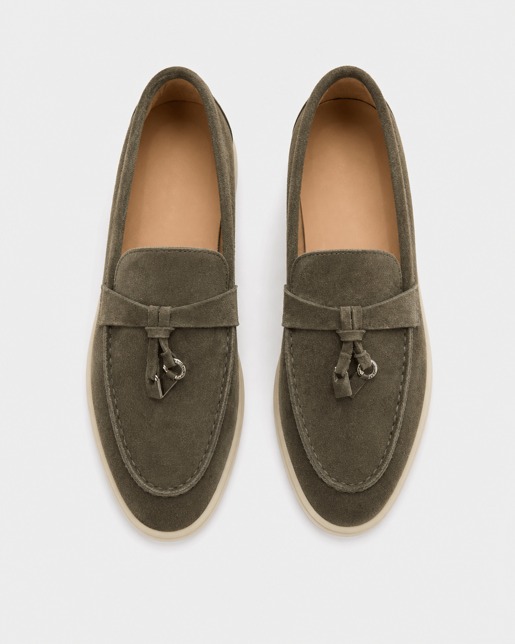 Loafers Signature Women's Split Leather Moccasin Flats