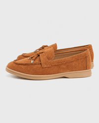 Loafers Signature Women's Split Leather Moccasin Flats