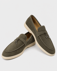 Loafers Signature Women's Split Leather Moccasin Flats
