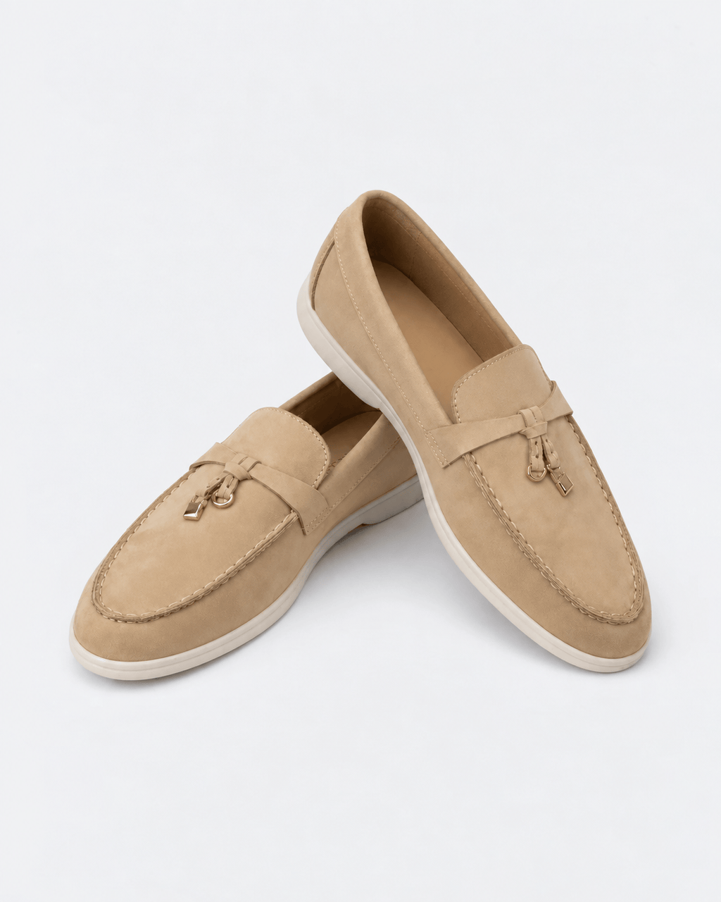 Loafers Signature Women's Split Leather Moccasin Flats