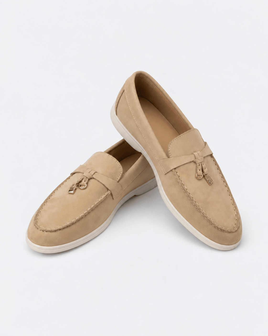 Loafers Signature Women's Split Leather Moccasin Flats